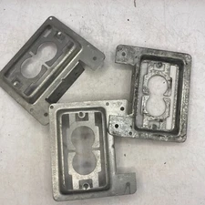Caddy MP1S Low Voltage Mounting Plate Class 2 Fixtures 6''x4'' LOT OF 3🔔