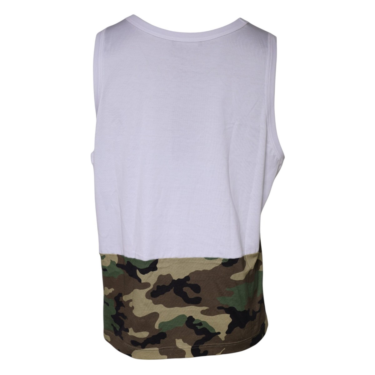 DOLCE & GABBANA T-shirt White Camouflage Tank Sleeveless Men IT54