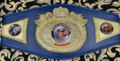 World Kick Boxing Federation MMA European Championship Boxing Belt Adult Size