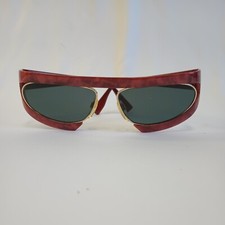 Vintage red Silhouette sunglasses 80's retro non-prescription