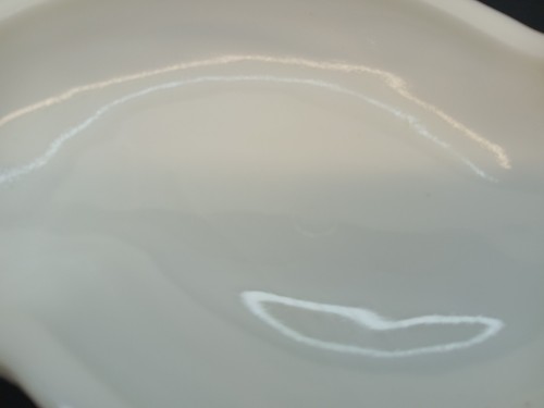 Vintage Anchor Hocking White Milk Glass 'Early American Prescut' Nut Dish - Picture 3 of 4