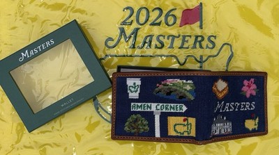 2026 NEW Augusta National Golf Club Smathers Branson WALLET Masters Icons NWT