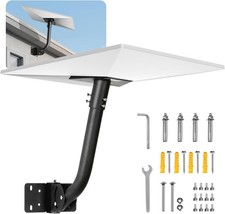 VEVOR Starlink Gen 3 Mount Adjustable Wall Pipe Kit Heavy-Duty Steel Adapter