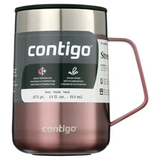 Contigo Streeterville Stainless Steel Mug with Handle, 14oz., Pineberry