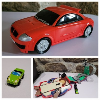 Micromachines Stunt Double Coupe Transforming Spielset mit exklusivem Auto