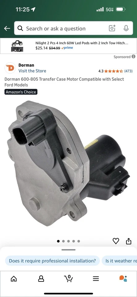 Caja de transferencia motor Dorman 600-805 Foto 3 de 4