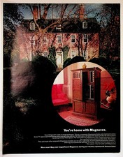 Vintage Magnavox Color TV Stereo Phonograph Radio Console Print Ad 1960s 1970s