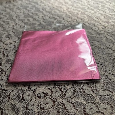 4'' Foil  Candy Wrappers, Pink, Textured, !00 ea pkg
