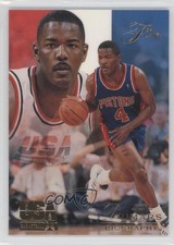1994 Flair USA Basketball Biography Joe Dumars #20 HOF 0s5