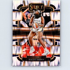 2024 Panini Select WNBA Kalani Brown #10 Silver Flash Prizms Dallas Wings