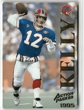 1995 ACTION PACKED #28 JIM KELLY BUFFALO BILLS
