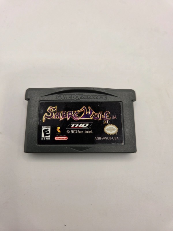 Sabre Wulf Nintendo Game Boy Advance GBA Game Only tested and working!