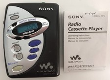 Sony Walkman WM-FX241 Portable Cassette Player FM/AM - Partially Functional