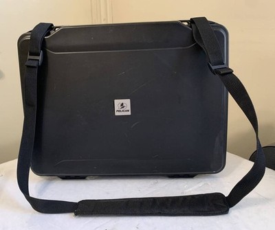 Pelican 1095 HardBack Laptop Computer Carrying Case Briefcase + shoulder strap