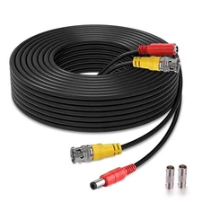 BNC Cable 150ft All-in-One Siamese BNC Video and Power Security Camera Wire, ...