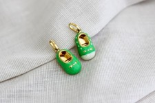 14k Solid Gold Mini Shoe Pendant, Shoe Necklace, Shoe Charm One Shoe Only 