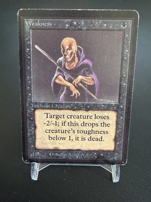 Magic The Gathering MTG Alpha Weakness Englisch Vintage 1993
