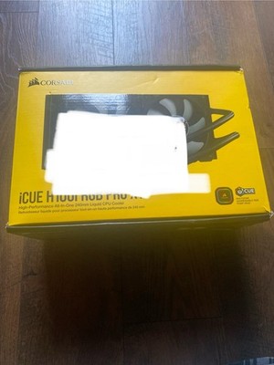 Corsair iCUE H100i RGB PRO XT 240mm Liquid CPU Cooler, Black 120mm Fans