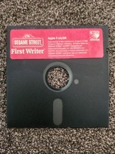 Sesame Street First Writer Apple 2e/c/gs 5.25...
