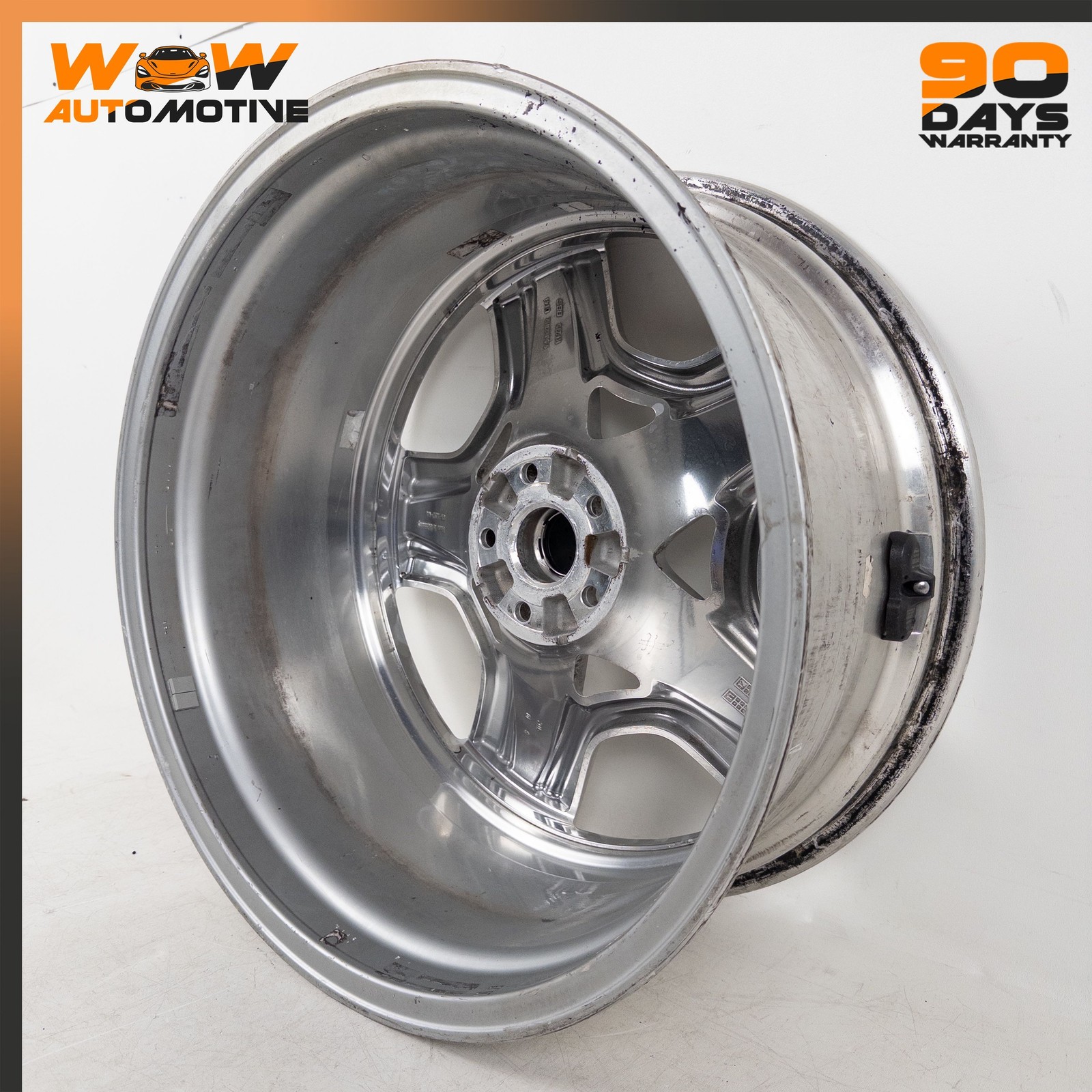 06-19 BENTLEY CONTINENTAL FLYING SPUR 9.5 X 21 21" WHEEL RIM 3W0601025CT 1 OEM