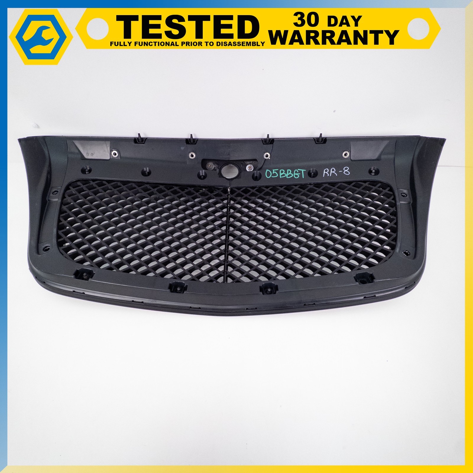03-08 BENTLEY CONTINENTAL GT FRONT HOOD RADIATOR GRILLE BLACK OEM