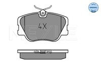 Bremsbelagsatz Scheibenbremse Vorne Meyle 025 210 5517 FÜR Mercedes BremsbelÄGe