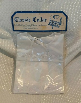 Back Street Classic Collar Prefinished for Counted Thread Needlework 