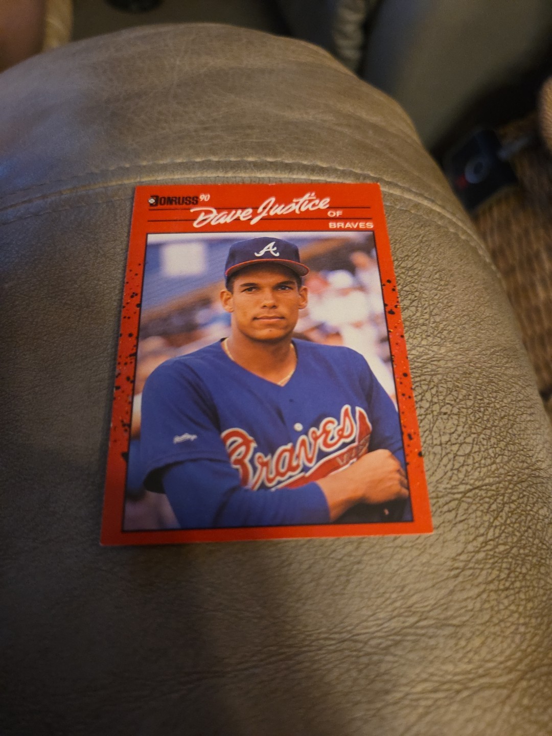 1990 Donruss #704 Dave Justice RC Atlanta Braves