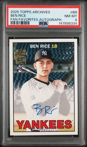 Ben Rice 2025 Topps Ben Rice Rookie