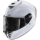 Shark Spartan RS Blank White Silver