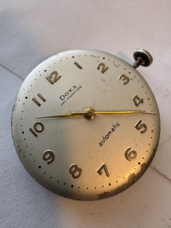 Doxa Vintage Movement For Parts Needs Service