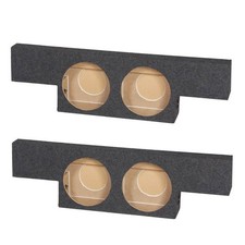 QPower Non HD Crew Cab Dual 10" Subwoofer Box 2 Pack