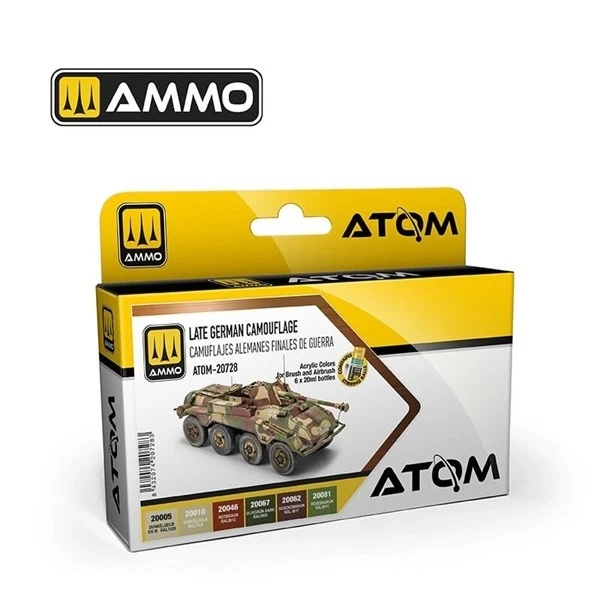 Ammo MIG ATOM-20728 - ATOM Late German Camouflage Set - Neu