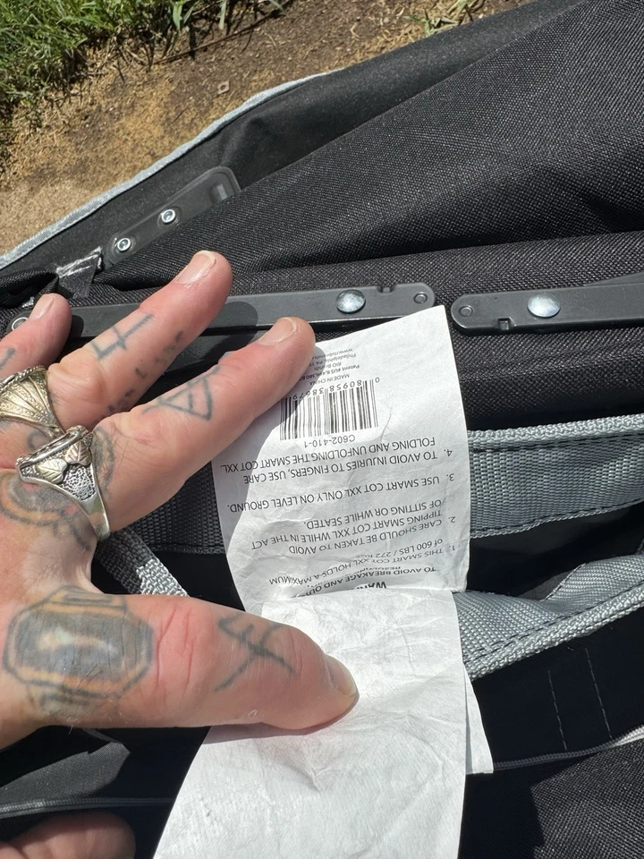 cama portátil camping cuna plegable Foto 4 de 4