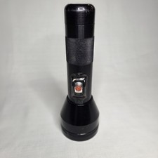 Kel-lite Industries Barstow Ca Vintage Police Flashlight Usa Red Switch 8.5 2 D
