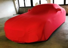 Rote Autoplane Vollgarage mit Spiegeltaschen f&uuml;r Mercedes AMG GT GTS