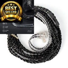 KZ ZS10 PRO in Ear Monitor Earphone Cable, 2PIN-C 3.5MM, with Mic, Dark