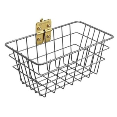 E Track Basket   Bolt-On Wire Bin Organizer   Compact E Track Storage & 1