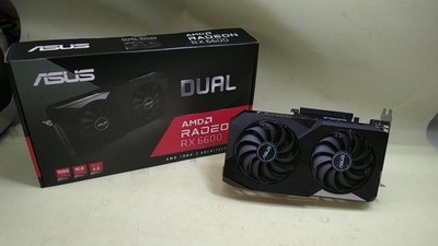 ASUS RX6600 8GB Graphics Card