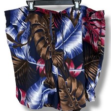 VINTAGE Speedo Board Shorts Men's Large Multicolor Floral Print Y2K 90s