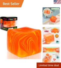 Slow Rising Stress Cube , Dough Stress Balls Soft Fidget Squishy Toys for Anx...