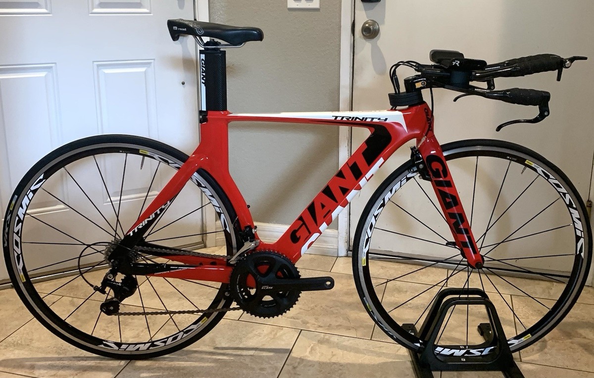 Giant Trinity Triathlon/TT Carbon Bike Small Size Shimano 105/TRP