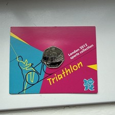 2012 Royal Mint London Olympic Triathlon 50p - Available on eBay