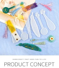 Set of 8 BookMarks Mold for Resin DIY