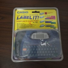 NEW Casio EZ-Label Printer Blue KL-100-L Fact...