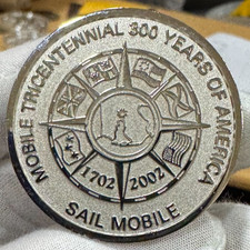 MOBILE TRICENTENNIAL 1702-2002~ SAIL MOBILE ~ U.S. COAST GUARD CUTTER EAGLE