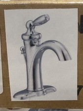 MOEN Brantford Single Hole Single-Handle High-Arc Bathroom Faucet in Chrome
