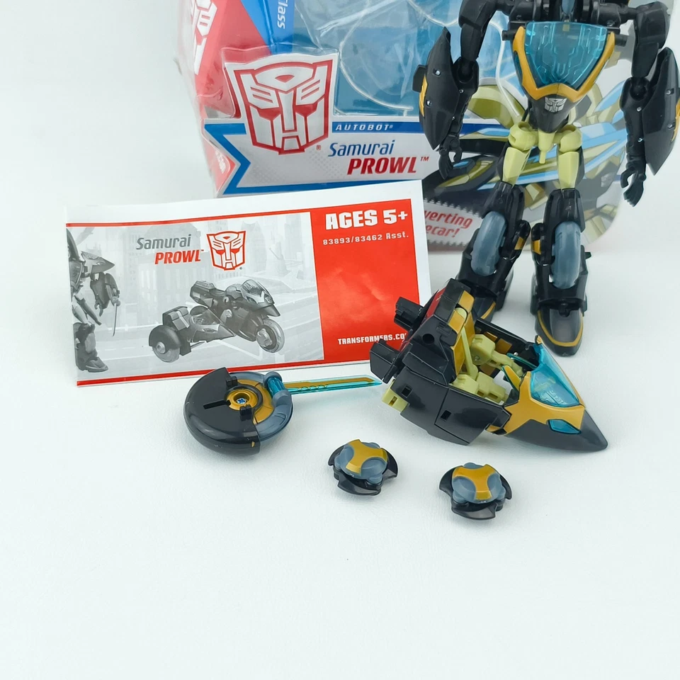 Transformers Samurai Prowl Complete Animated Deluxe Class With Bubble and Card - Image 2 of 4