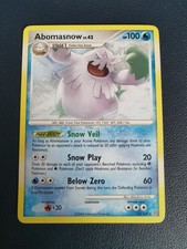 Pokemon Card Abomasnow 12/100 D&P Stormfront Non-Holo Rare