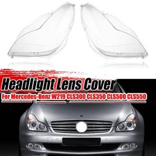 Paar F&uuml;r Mercedes W219 2006-2011 Scheinwerferglas Streuscheibe Abdeckung Linse
